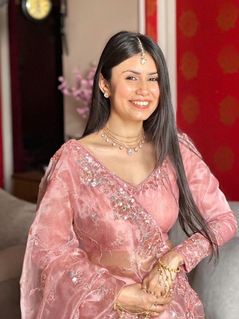 Dimple Blush Pink Mausam Saree