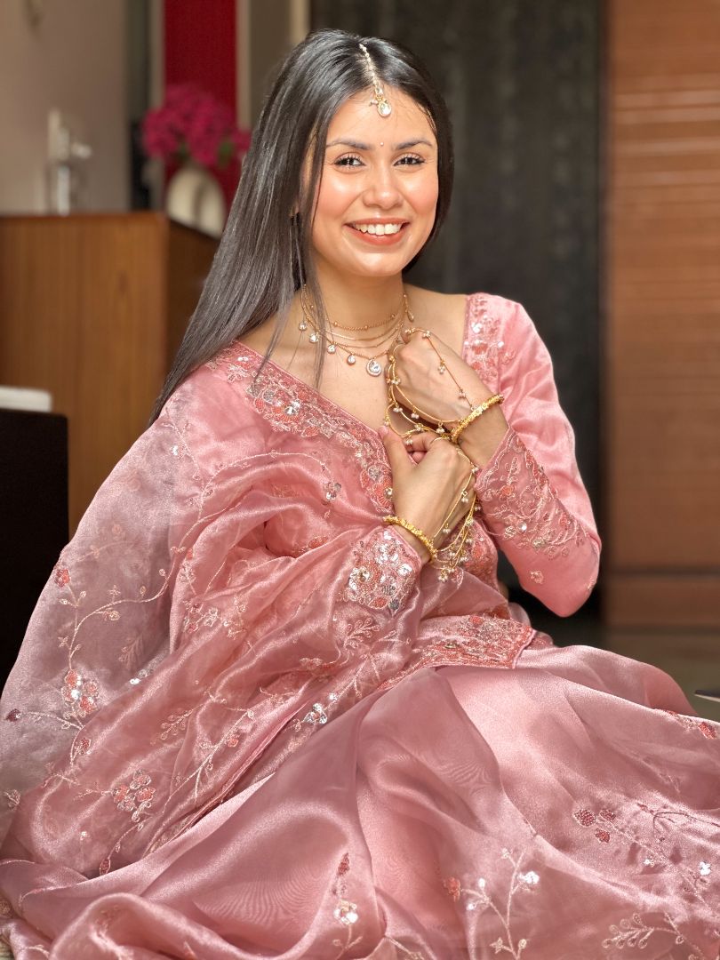 Dimple Blush Pink Mausam Saree