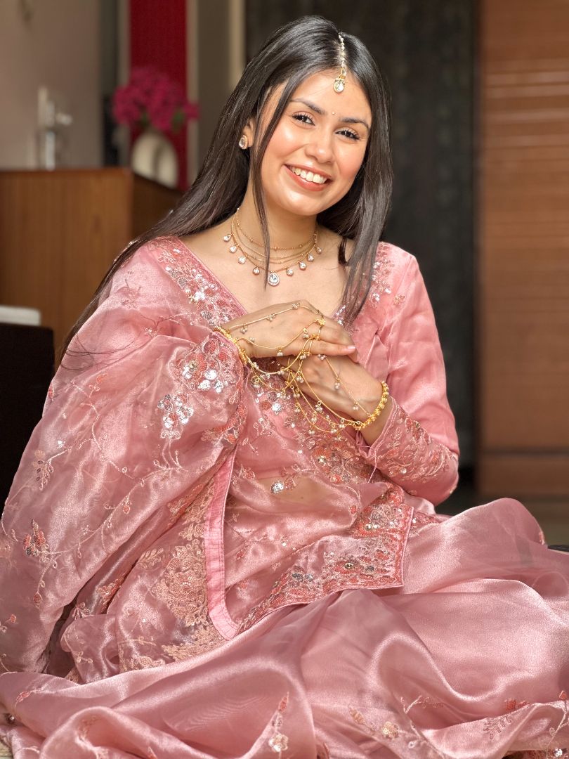 Dimple Blush Pink Mausam Saree