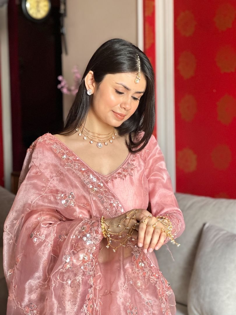 Dimple Blush Pink Mausam Saree