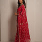 Rani Pink Raw Dola Silk Embroidered Saree