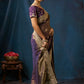 Royal Amethyst Banarasi Zari Silk Saree
