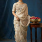 Pearl Mist Embroidered Organza Saree