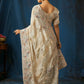 Pearl Mist Embroidered Organza Saree